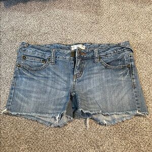 Free People Light Blue Jean Shorts